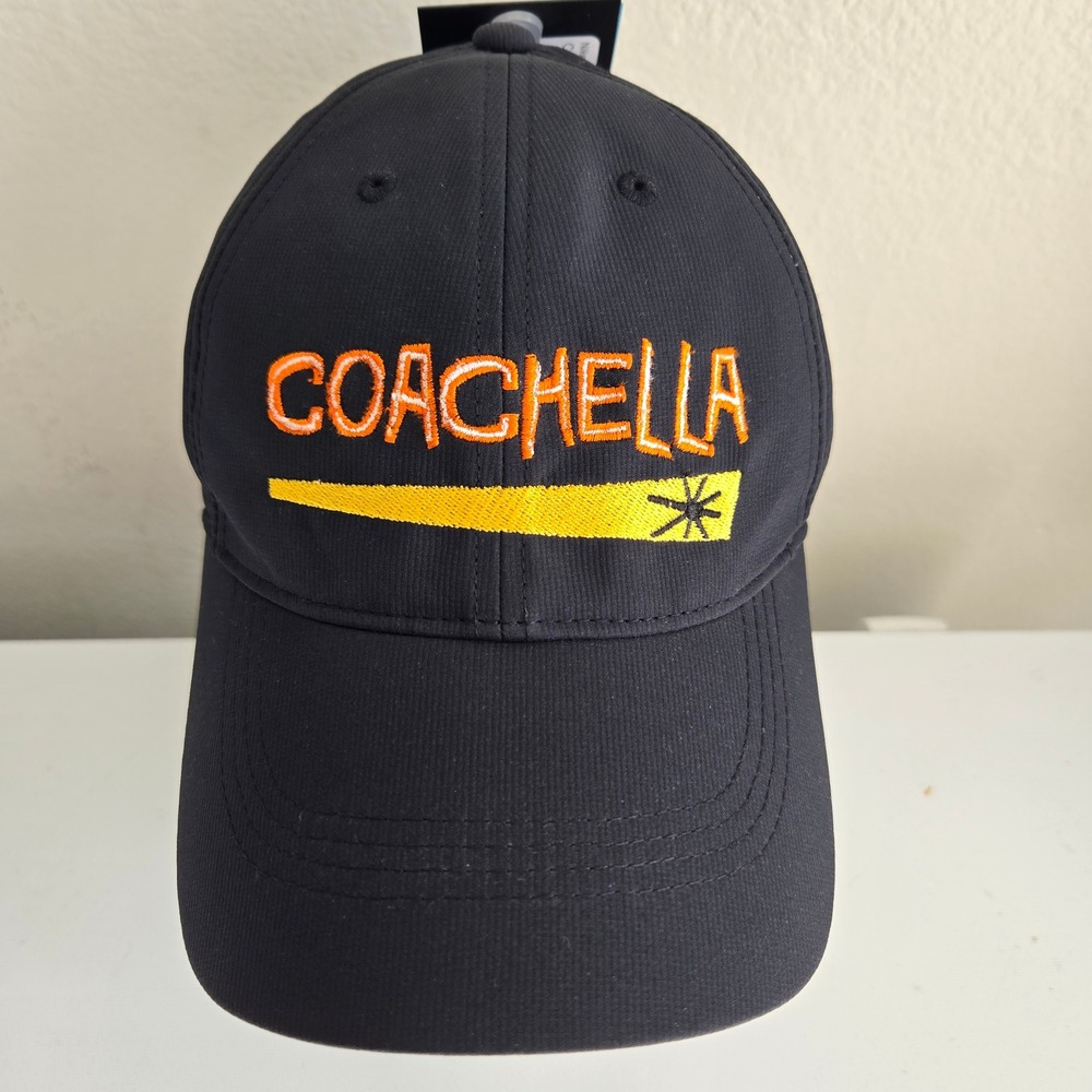 Nike Golf x Coachella Embroidered Black Dri-FIT Hat Cap Mens One Size NWT